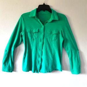 Columbia Women's XS Button Shirt With Roll Up Sleeve